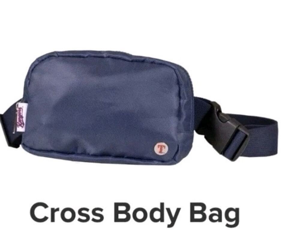 Texas Rangers MLB Navy Blue Belt Bag Fanny Pack Texas Lottery NEW Crossbody